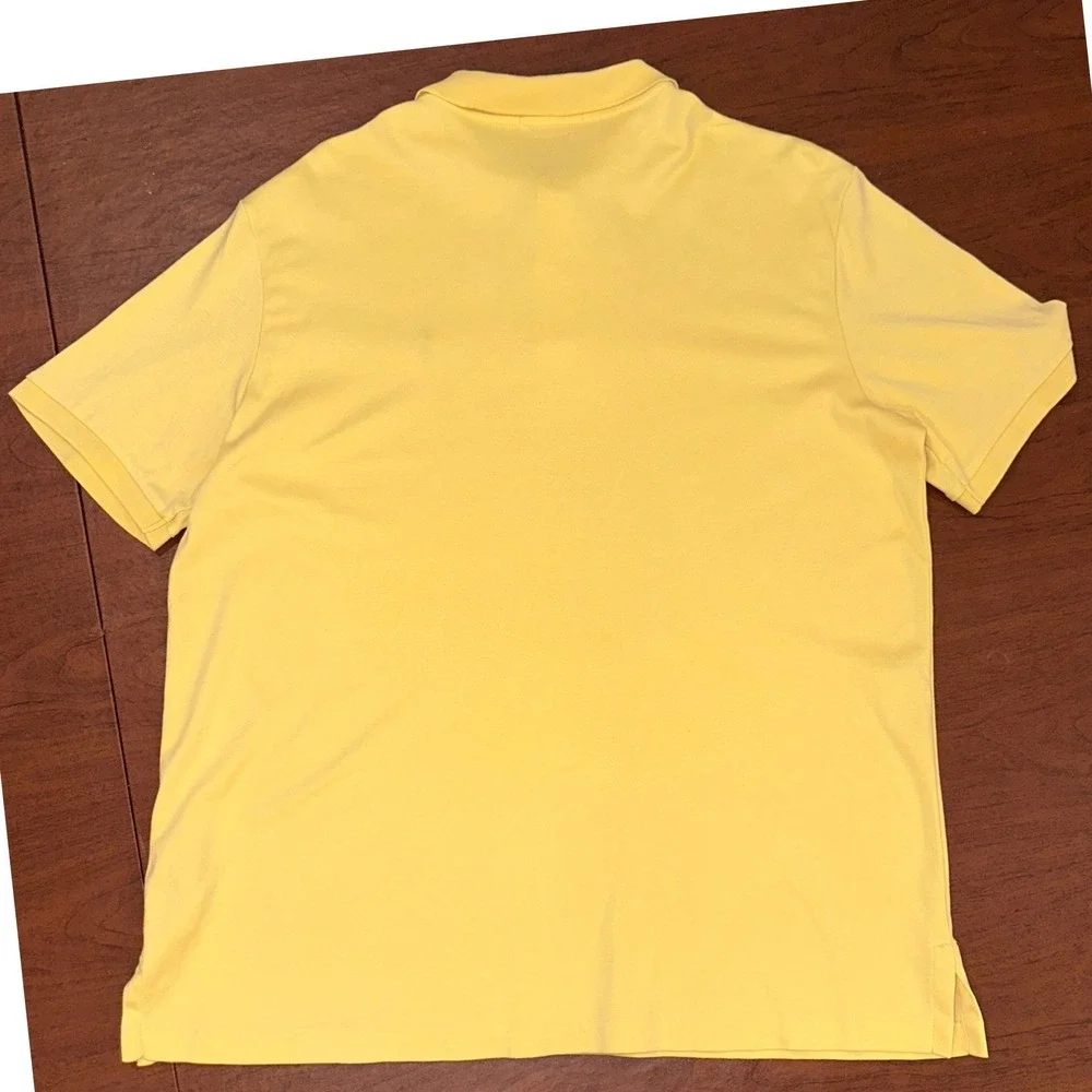 Polo Ralph Lauren Yellow Classic Fit Short Sleeve Polo Shirt Large L